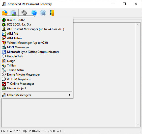 Elcomsoft Advanced Instant Messengers Password Recovery 4.91.2515