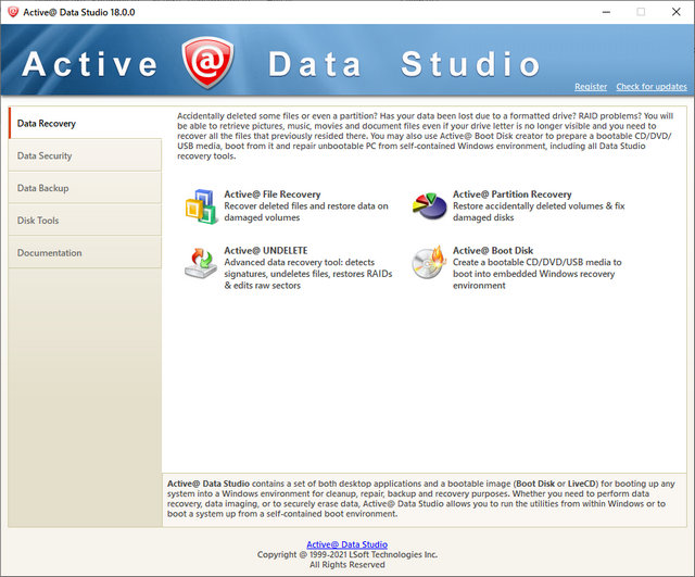Active Data Studio 18.0.0
