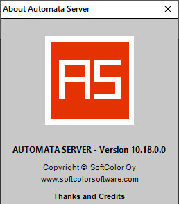 SoftColor Automata Server 10.18.0