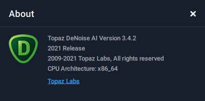 Topaz DeNoise AI 3.4.2 + Portable