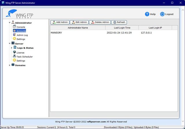 Wing FTP Server Corporate 7.0.2
