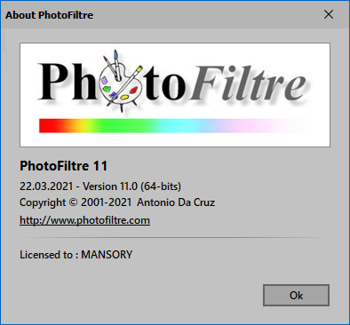 PhotoFiltre Studio 11.0