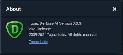 Topaz DeNoise AI 3.0.3