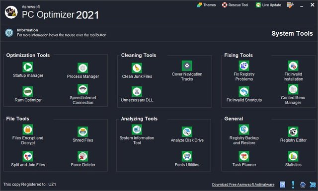 Asmwsoft PC Optimizer 2021