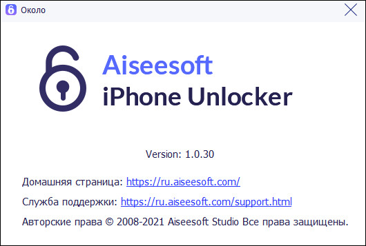 Aiseesoft iPhone Unlocker 1.0.30