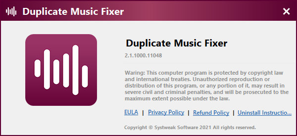 Duplicate Music Fixer 2.1.1000.11048