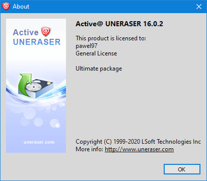 Active UNERASER Ultimate 16.0.2 + WinPE