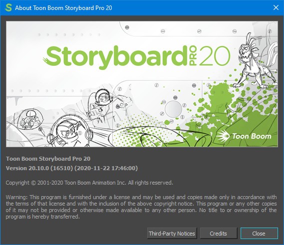 Toonboom Storyboard Pro 20.10.0 Build 16510