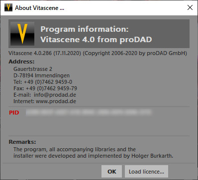 proDAD VitaScene 4.0.286