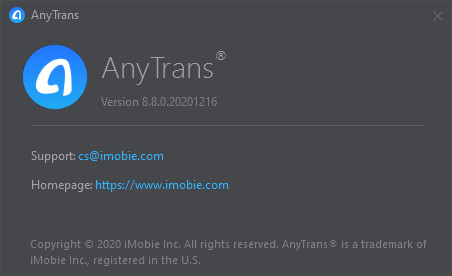AnyTrans for iOS 8.8.0.20201216