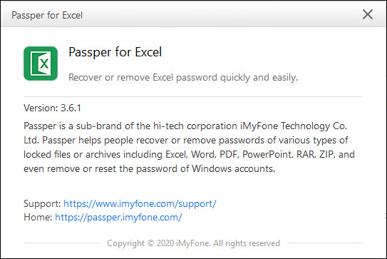 Passper for Excel 3.6.1.2 + Portable