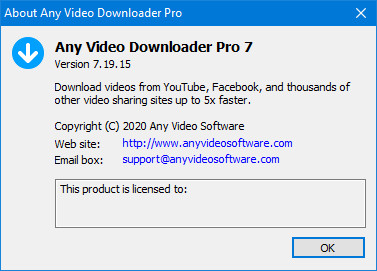 Any Video Downloader Pro 7.19.15