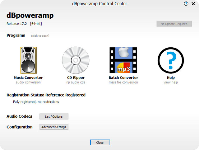dBpoweramp Music Converter R17.2 Reference + Portable