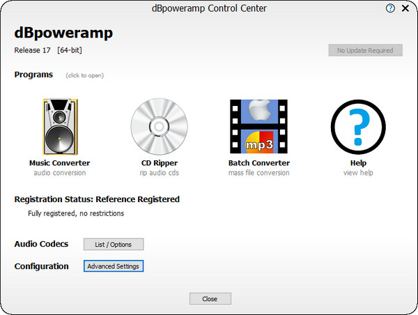dBpoweramp Music Converter R17.0 Reference