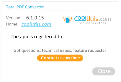 Coolutils Total PDF Converter 6.1.0.15
