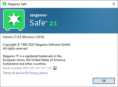 Steganos Safe 21.0.6 Revision 12618