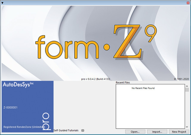 form-Z Pro 9.0.4.2
