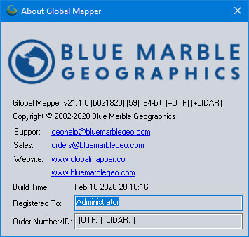 Global Mapper 21.1.0