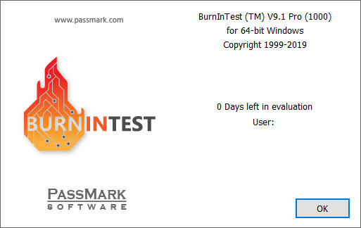 PassMark BurnInTest Pro 9.1 Build 1000
