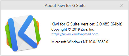 Kiwi for Gmail 2.0.485