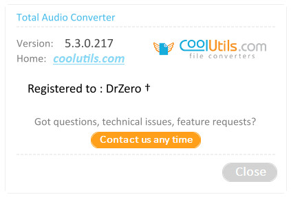 CoolUtils Total Audio Converter 5.3.0.217