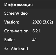 Abelssoft ScreenVideo 2020 3.02 build 41