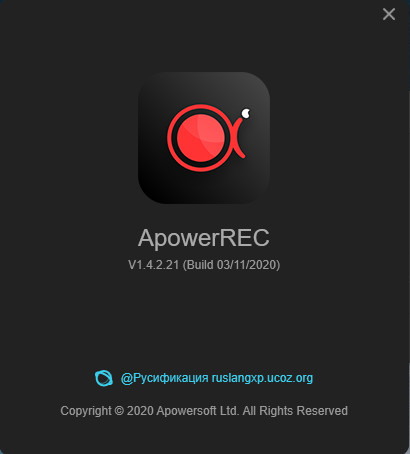 ApowerREC 1.4.2.21 + Rus