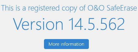 O&O SafeErase Professional 14.5 Build 562