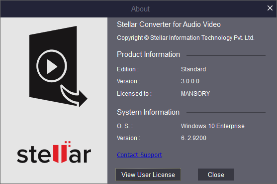 Stellar Converter for Audio Video 3.0.0.0