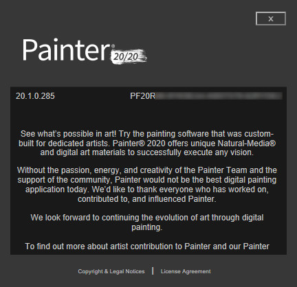 Corel Painter 2020 20.1.0.285