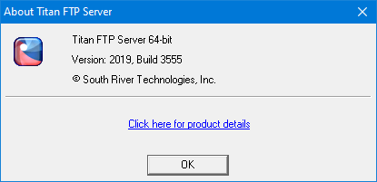 Titan FTP Server Enterprise 2019 Build 3555