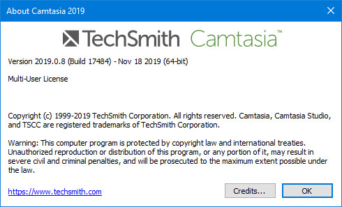 TechSmith Camtasia 2019.0.8 Build 17484