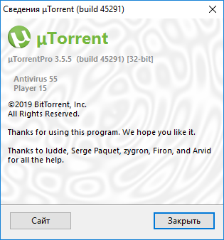µTorrent Pro 3.5.5 Build 45291