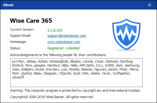Wise Care 365 Pro 5.3.8 Build 535 + Portable