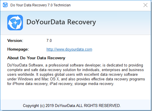 Do Your Data Recovery 7.0 Professional / Technician / Enterprise / AdvancedPE Edition