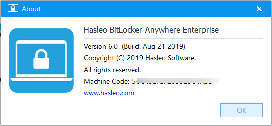 Hasleo BitLocker Anywhere 6.0 Professional / Enterprise / Technician