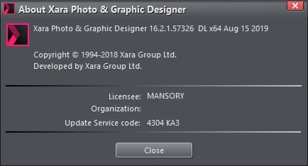 Xara Photo & Graphic Designer 16.2.1.57326