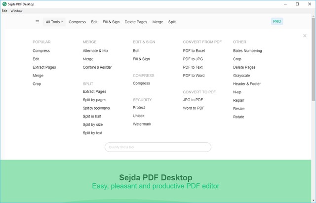 Sejda PDF Desktop Pro