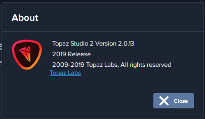 Topaz Studio 2.0.13