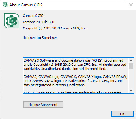 Canvas X GIS 2020 v20.0 Build 390