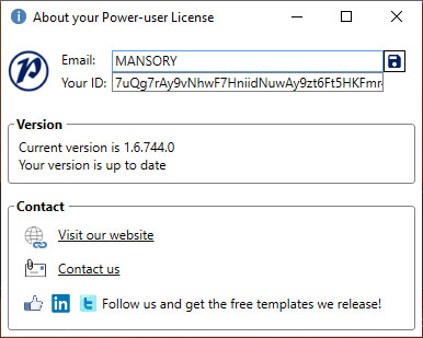 Power-user for PowerPoint and Excel 1.6.744.0