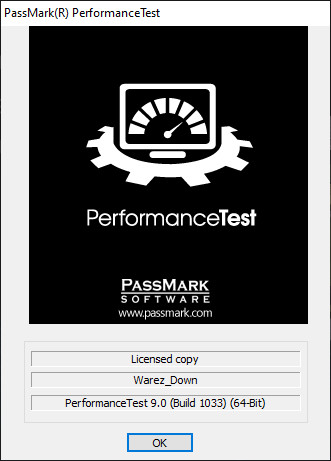 PassMark PerformanceTest 9.0 Build 1033