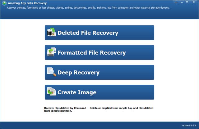 Amazing Any Data Recovery 9.9.9.8