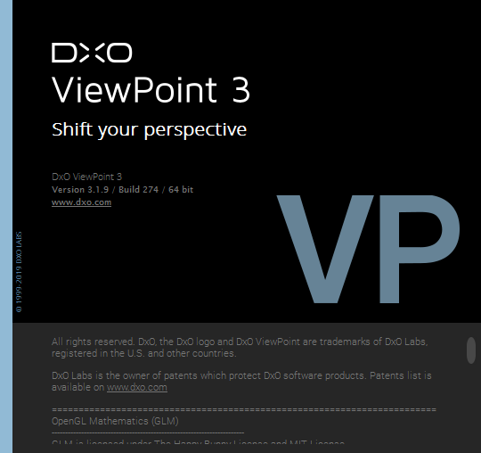 DxO ViewPoint 3.1.9 Build 274