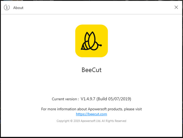 BeeCut 1.4.9.7 Build 05/07/2019