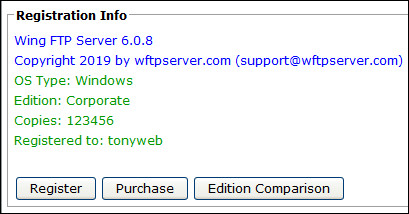 Wing FTP Server Corporate 6.0.8
