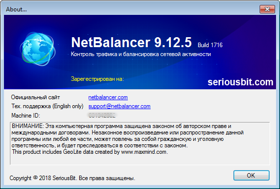 NetBalancer 9.12.5 Build 1716