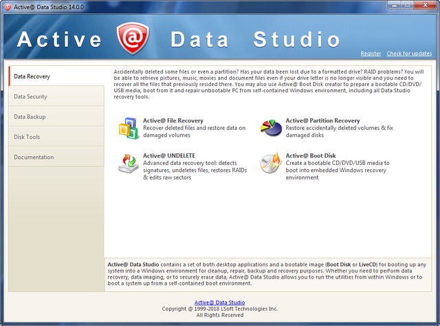 Active Data Studio 14.0.0