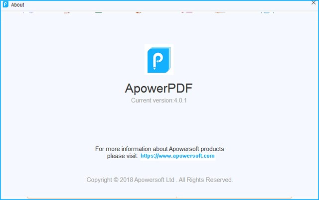 ApowerPDF 4.0.1.108 (Build 01/10/2019)