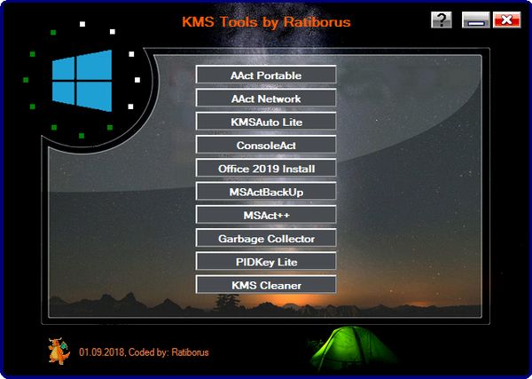 KMS Tools 01.09.2018 Portable by Ratiborus